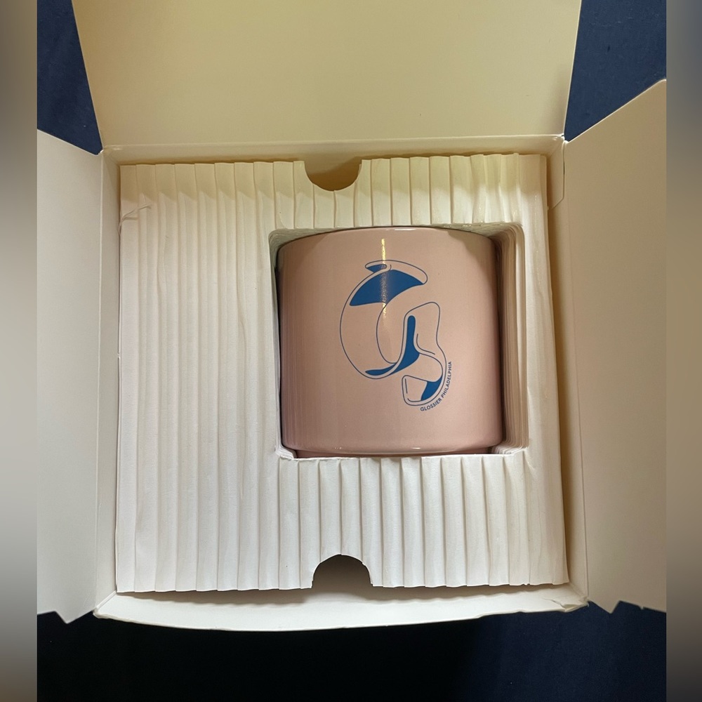 Philadelphia Glossier Mug! Brand new, never used, in box includes sticker